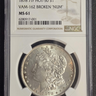 1878 7TF Morgan Dollar VAM-162 Broken NUM NGC MS61 obverse