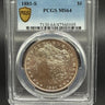 1881-S Morgan Dollar PCGS MS64 obverse