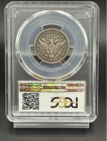 1896-S Barber Quarter PCGS G06 reverse