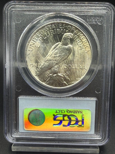 1922 Peace Dollar PCGS MS63 reverse