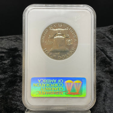 1959 Franklin Half Dollar PF68 reverse