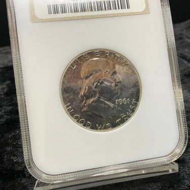1961 Franklin Half Dollar PF67 reverse