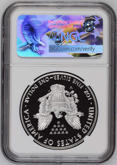 2017-W American Silver Eagle NGC PF70 Ultra Cameo Early Releases reverse