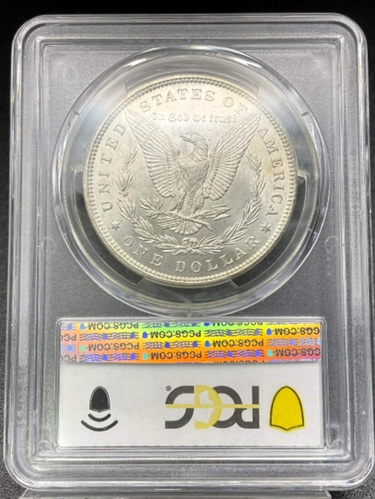 1896 $1 Morgan Silver Dollar - PCGS MS63 Certified U.S. Silver Coin