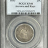 1853 Seated Liberty Quarter obverse detail