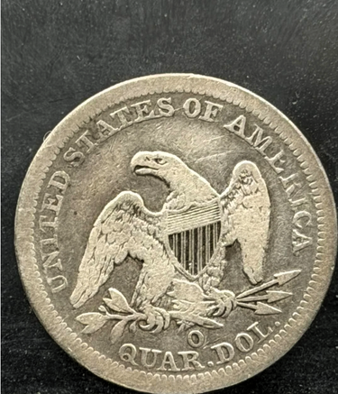1847-O Seated Liberty Quarter Dollar 25C New Orleans Silver Better Date Coin