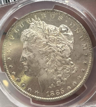 1885-O $1, MS63PL