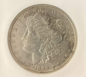 1899-O $1 VAM 6 Micro O AU53