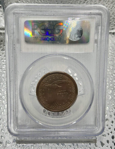 2001-P  Sacagawea Dollar - Experimental Rinse Anti Tarnishing Agent