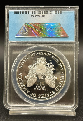 2006-W $1 American Silver Eagle Proof ANACS PR70 DCAM