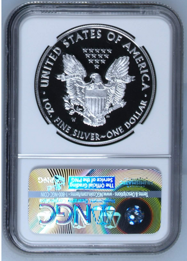 2015-W American Silver Eagle NGC PF70 Ultra Cameo reverse