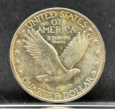 1923 Standing Liberty Quarter 25C BU Brilliant Uncirculated Silver Coin HI GRADE