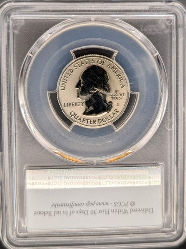 2018-S Cumberland Is. NP 25C Silver Rev PR 50th Anniversary Set First Strike PCGS graded PR70