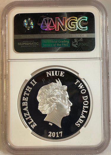 Star Wars Classic 2017 Niue S$2 Obi Wan First Releases PF 70 Ultra Cameo