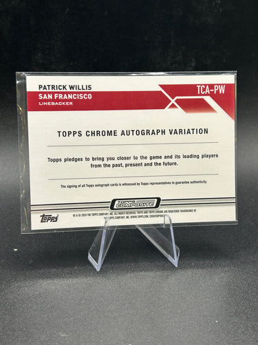 2024 Topps Certified Autograph Issue Patrick Willis