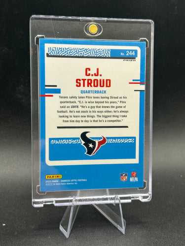 2023 Panini Optic Donruss Rated Rookie Prizm C.J. Stroud