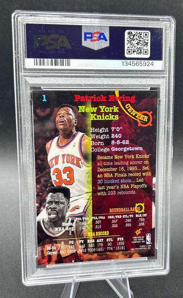 1994 Topps Stadium Club Patrick Ewing #1 Mint 9