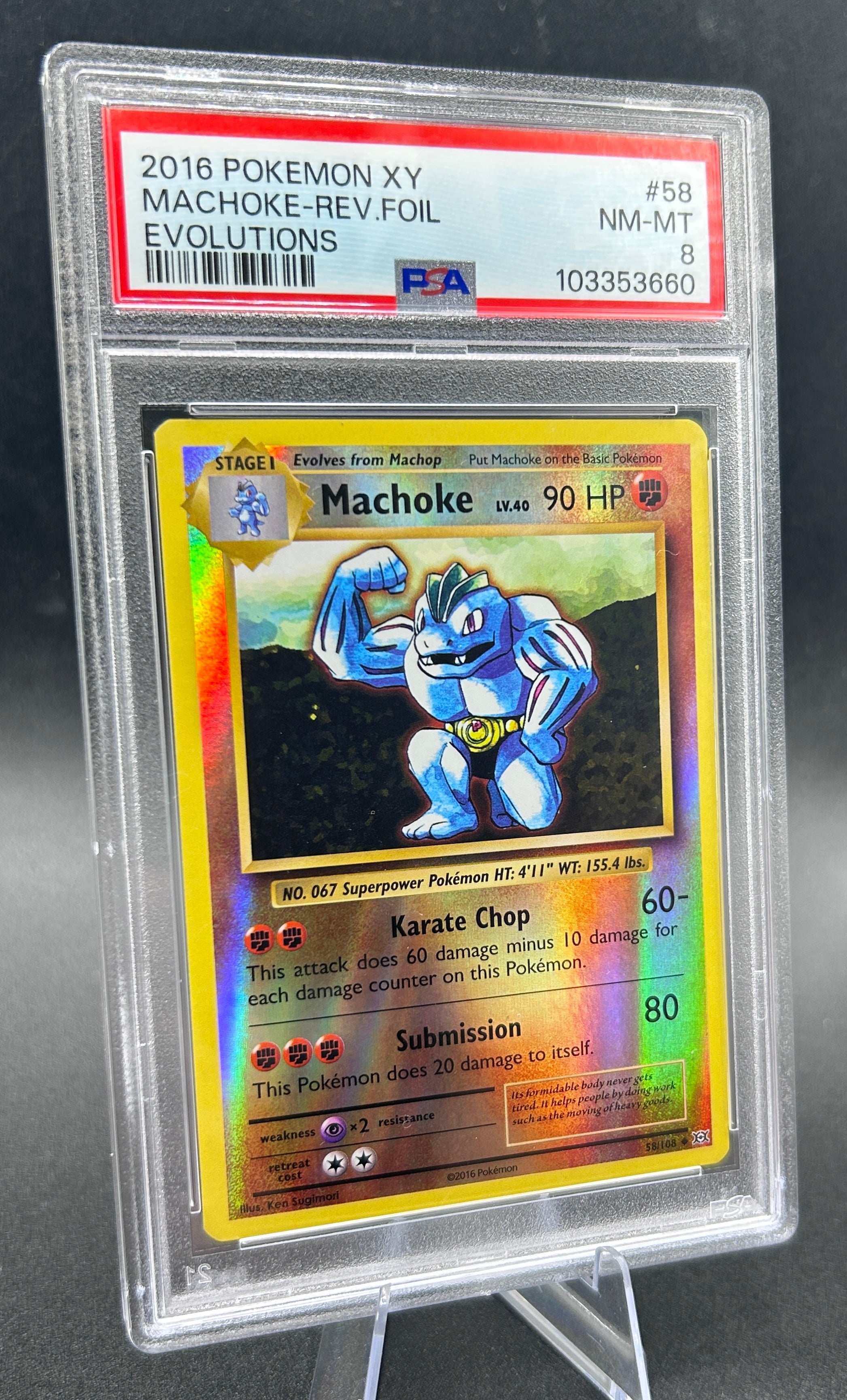 machoke pokemon card value 2016 Machoke Evolutions 58/108 Near Mint 8 – Mallard Collectibles