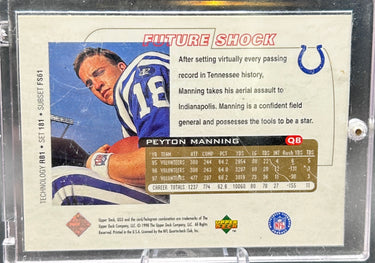 1998 Upper Deck Future Shock Peyton Manning #181 RC