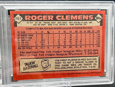 1986 Topps Roger Clemens #661 NM-MT 8