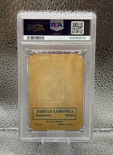 1970 Daryle Lamonica  Topps #31 Football Card 'Super Glossy'