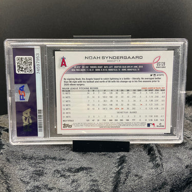 2022 Topps Update #US128 Noah Syndergaard PSA GEM MINT 10 – Thor Brings the Thunder! (320489)