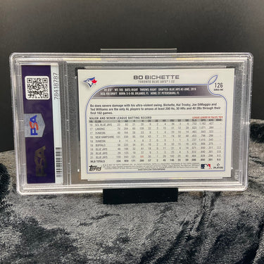 2022 Topps #126 Bo Bichette PSA GEM MINT 10 – Swing into Perfection with Toronto’s Star Shortstop! (320508)