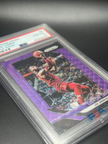 2018 Lebron James Panini Prizm Purple Wave #6 PSA GEM MINT 10
