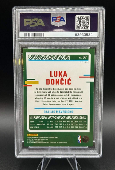 2023 Luka Doncic Donruss Optic PURPLE  #67 Basketball Card
