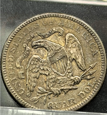 1876-P Seated Liberty Quarter 25C XF Centennial Year U.S. Silver Coin
