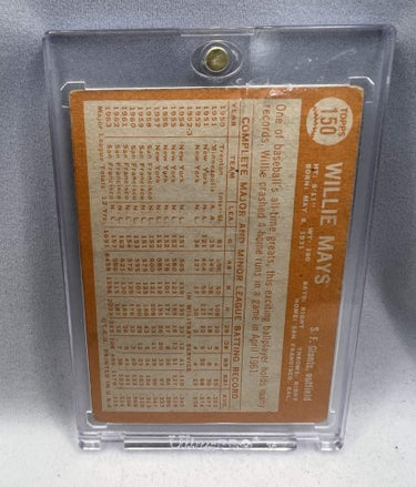 1964 Willie Mays San Francisco Giants Topps #150 Card (291690)