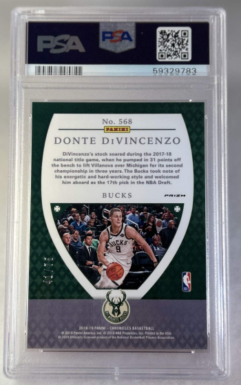 2018 Donte DiVincenzo Panini Chronicles Pink #568 Basketball Card