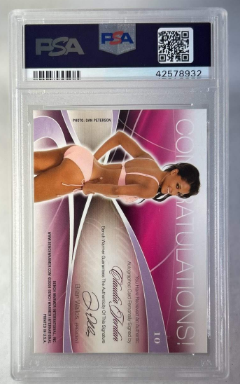 2008 Bench Warmer Claudia Jordan SIG SER-AUTO-SIL FOIL #10
