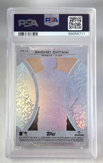2021 Shohei Ohtani Topps Update Tek 70th Anniv Card #TTA14