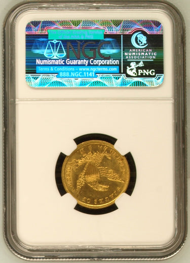 1838 $5 Classic Head Gold Coin NGC MS61