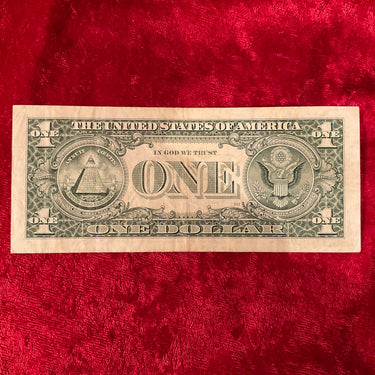 2009 $1 Federal Reserve "Radar Note" Serial F 22255222 L ~VERY FINE~