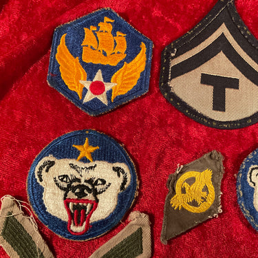 Original World War 2 United States Military Patch Starter Collection.