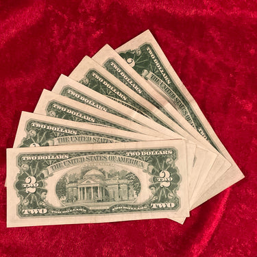 $2 Two Dollar United States Note Red Seal  XF-AU